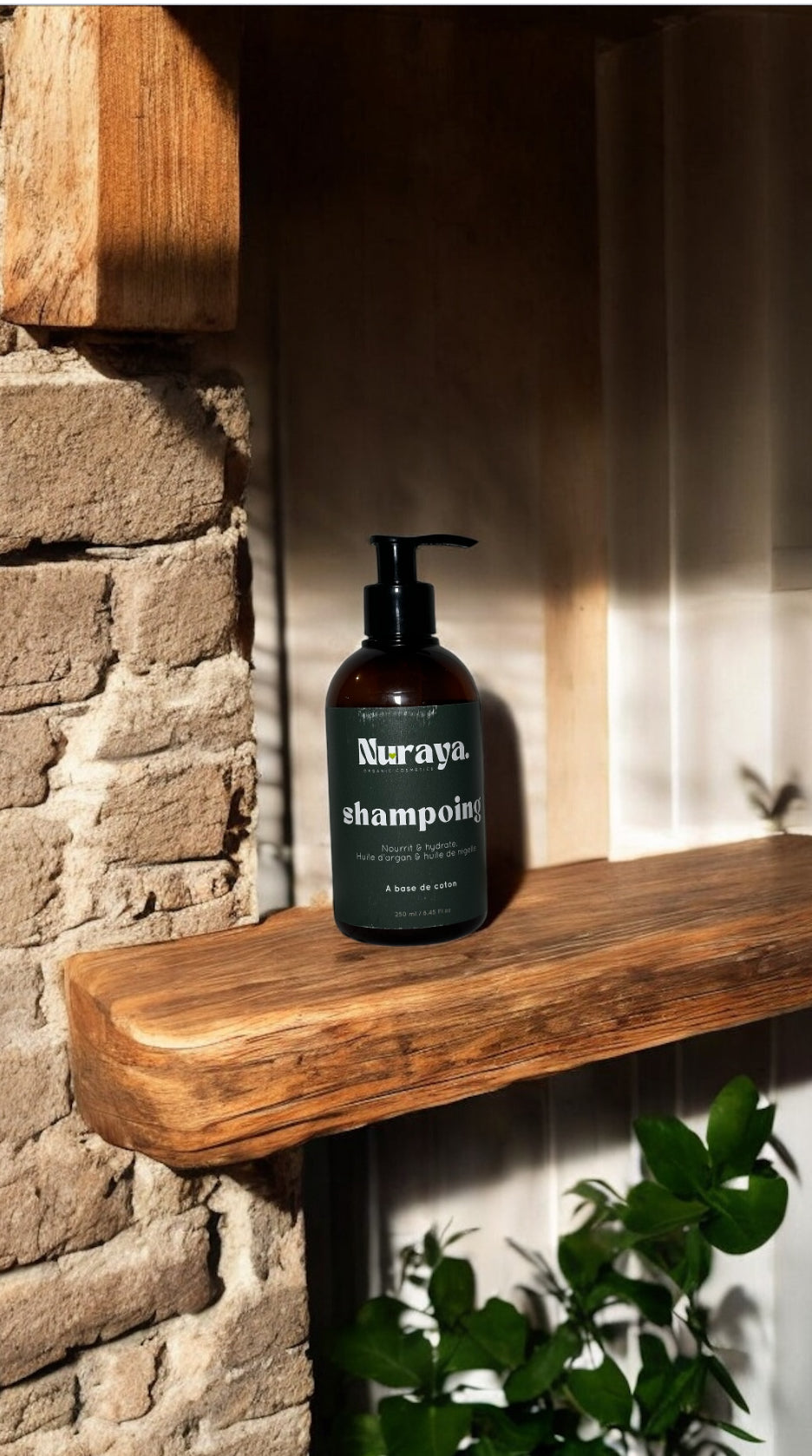 Shampoing hydratation et pousse - Huile de Nigelle, Argan et Fleur de Coton