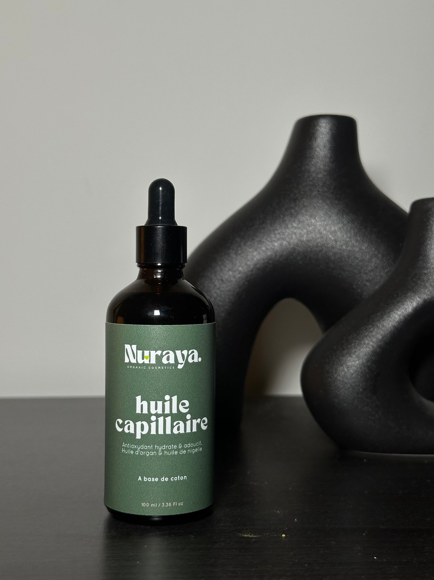 Huile capillaire - Anti-chute & Nourrissante à la Nigelle, Argan et fleur de coton